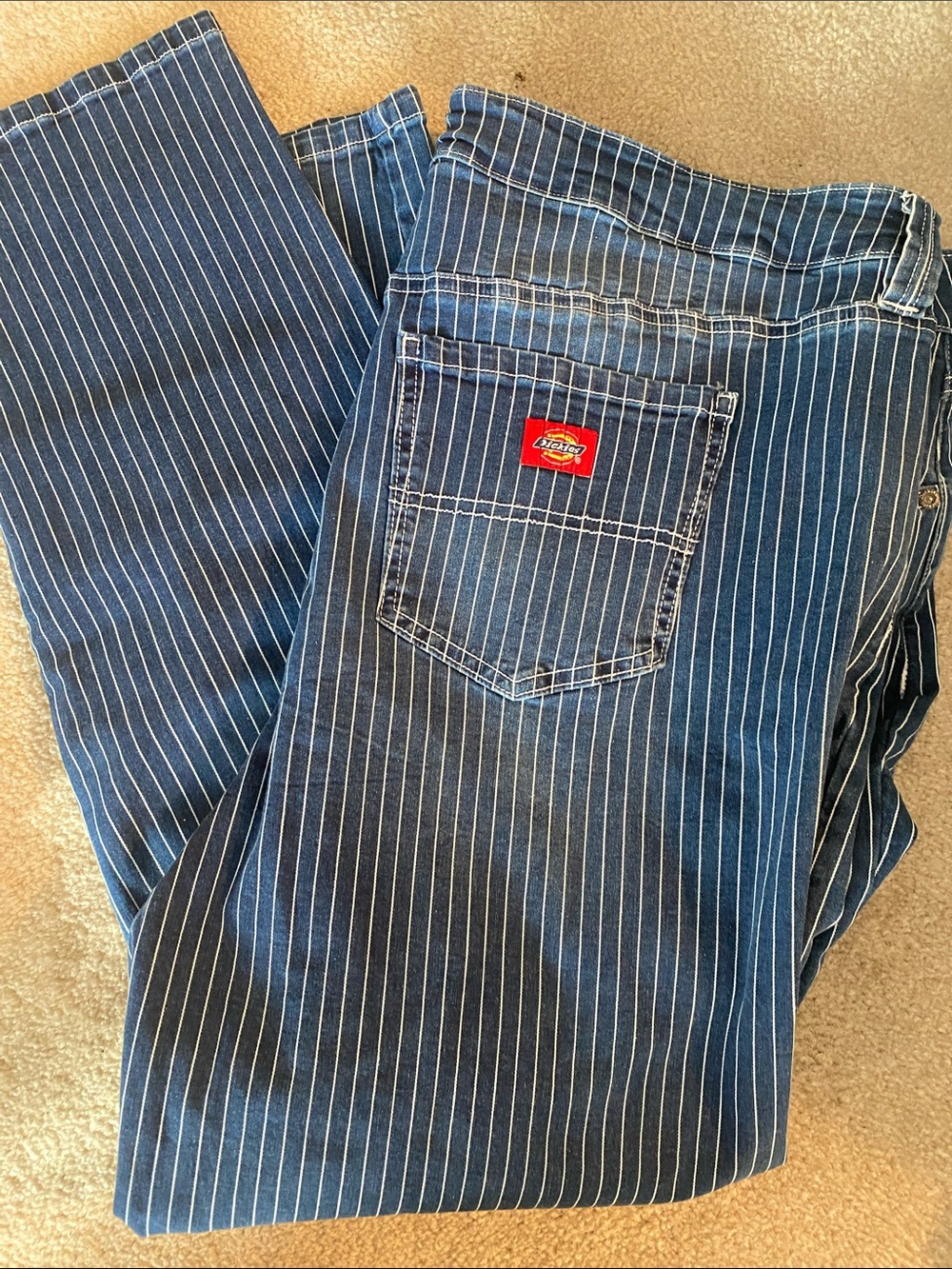 Dickies size 22 button fly”railroad” pants - Picture 3 of 6